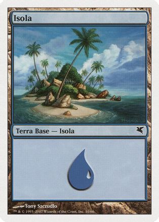Island (Italian) - "Isola" (E10) |  (E10) [Magic Encyclopedia 2005 (Salvat/Hachette)]