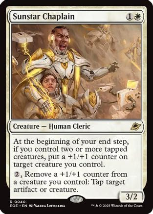 Sunstar Chaplain |  Foil (040) [Edge of Eternities]