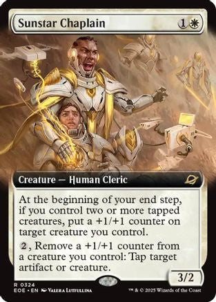 Sunstar Chaplain (Extended Art) |  Foil (324) [Edge of Eternities]