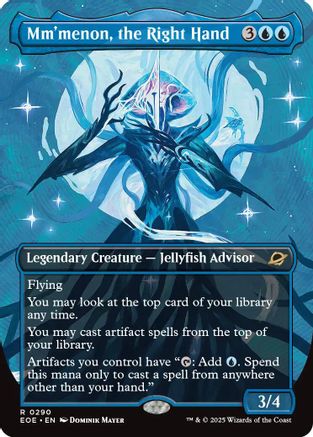 Mm'menon, the Right Hand (Borderless) |  (290) [Edge of Eternities]