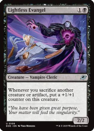 Lightless Evangel |  Foil (109) [Edge of Eternities]