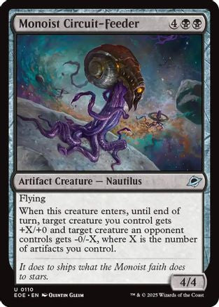 Monoist Circuit-Feeder |  Foil (110) [Edge of Eternities]
