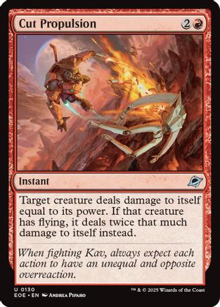 Cut Propulsion |  Foil (130) [Edge of Eternities]
