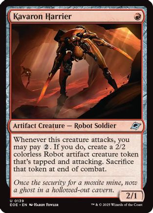Kavaron Harrier |  Foil (139) [Edge of Eternities]
