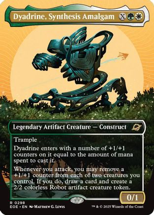 Dyadrine, Synthesis Amalgam (Borderless) |  Foil (298) [Edge of Eternities]