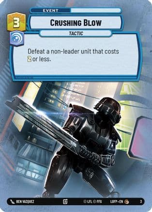 Crushing Blow |  (3)  [Organized Play Promos]