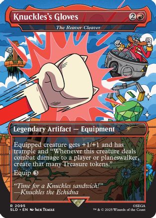 Knuckles's Gloves - The Reaver Cleaver |  (2095) [Secret Lair Drop Series]