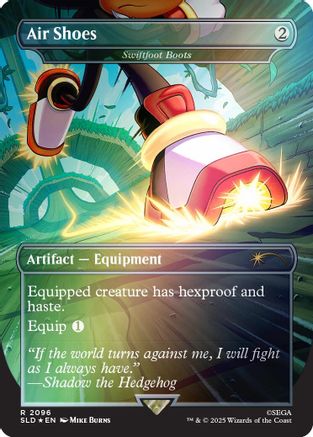 Air Shoes - Swiftfoot Boots (Rainbow Foil) |  Foil (2096) [Secret Lair Drop Series]