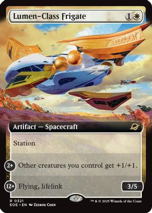 Lumen-Class Frigate (Extended Art) |  (321) [Edge of Eternities]