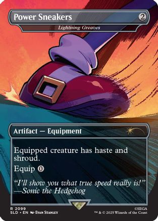 Power Sneakers - Lightning Greaves |  (2099) [Secret Lair Drop Series]