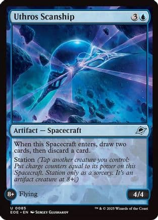 Uthros Scanship |  Foil (085) [Edge of Eternities]