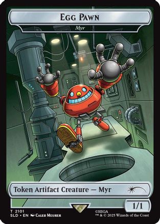 Egg Pawn - Myr Token |  (2101) [Secret Lair Drop Series]