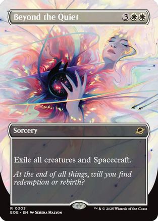 Beyond the Quiet (Borderless) |  Foil (303) [Edge of Eternities]