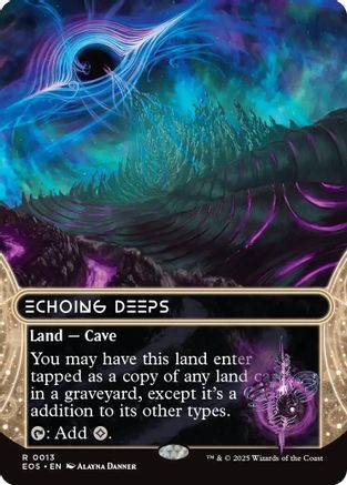 Echoing Deeps (0013) (Borderless) |  Foil (013) [Edge of Eternities: Stellar Sights]