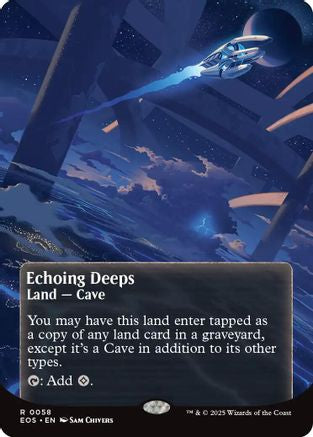 Echoing Deeps (0058) (Borderless) |  (058) [Edge of Eternities: Stellar Sights]