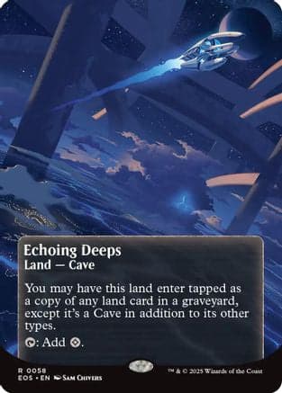 Echoing Deeps (0058) (Borderless) |  (058) [Edge of Eternities: Stellar Sights]