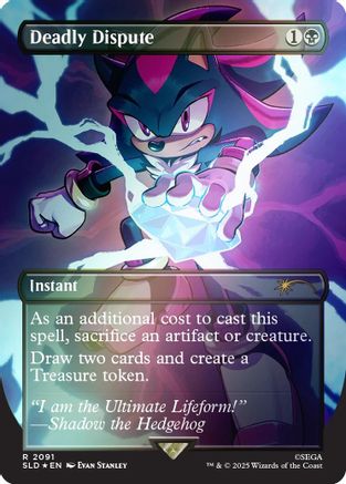 Deadly Dispute (2091) (Rainbow Foil) |  Foil (2091) [Secret Lair Drop Series]