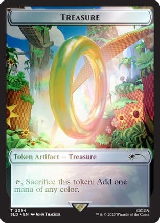 Treasure Token (2094) (Rainbow Foil) |  Foil (2094) [Secret Lair Drop Series]