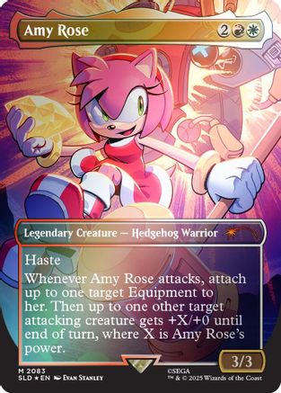 Amy Rose (Rainbow Foil) |  Foil (2083) [Secret Lair Drop Series]