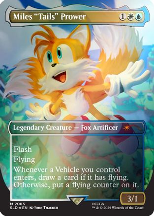 Miles "Tails" Prower (Rainbow Foil) |  Foil (2085) [Secret Lair Drop Series]