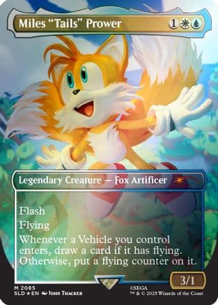 Miles "Tails" Prower (Rainbow Foil) |  Foil (2085) [Secret Lair Drop Series]