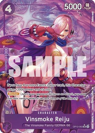 Vinsmoke Reiju (Alternate Art) (OP12-063) - Legacy of the Master Foil