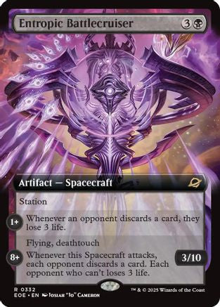 Entropic Battlecruiser (Extended Art) |  (332) [Edge of Eternities]
