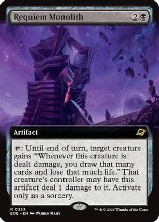 Requiem Monolith (Extended Art) |  (333) [Edge of Eternities]
