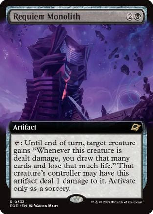 Requiem Monolith (Extended Art) |  (333) [Edge of Eternities]