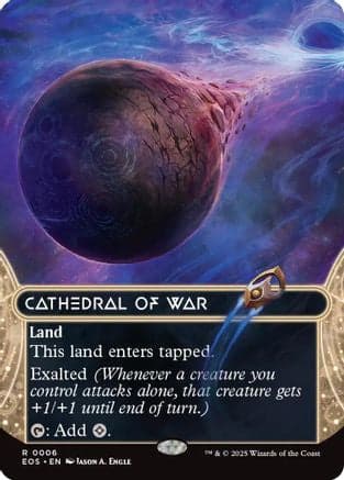 Cathedral of War (0006) (Borderless) |  (006) [Edge of Eternities: Stellar Sights]