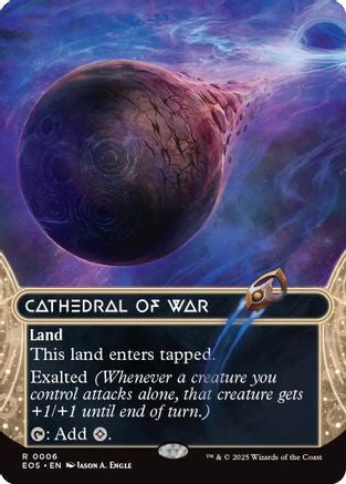 Cathedral of War (0006) (Borderless) |  Foil (006) [Edge of Eternities: Stellar Sights]