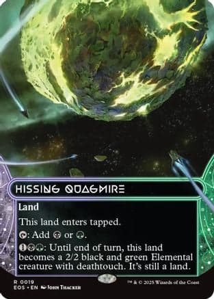 Hissing Quagmire (0019) (Borderless) |  (019) [Edge of Eternities: Stellar Sights]