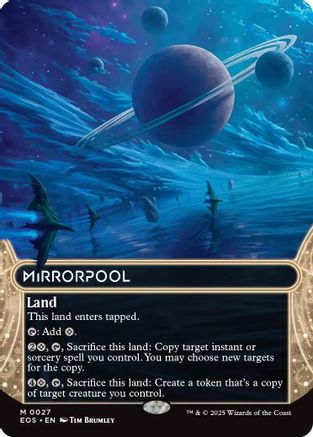 Mirrorpool (0027) (Borderless) |  (027) [Edge of Eternities: Stellar Sights]