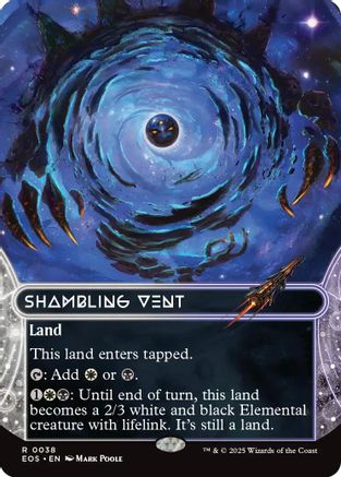 Shambling Vent (0038) (Borderless) |  Foil (038) [Edge of Eternities: Stellar Sights]