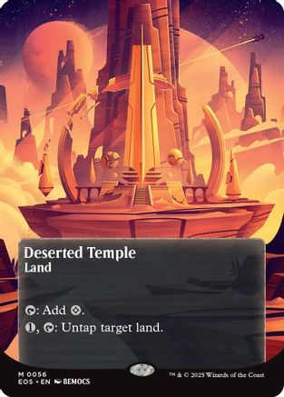 Deserted Temple (0056) (Borderless) |  (056) [Edge of Eternities: Stellar Sights]