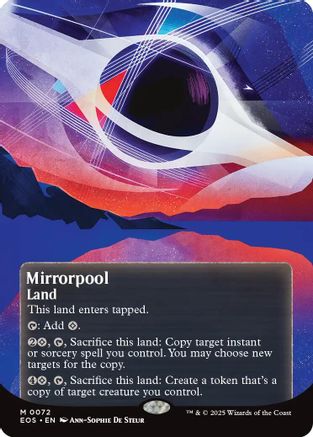 Mirrorpool (0072) (Borderless) |  (072) [Edge of Eternities: Stellar Sights]