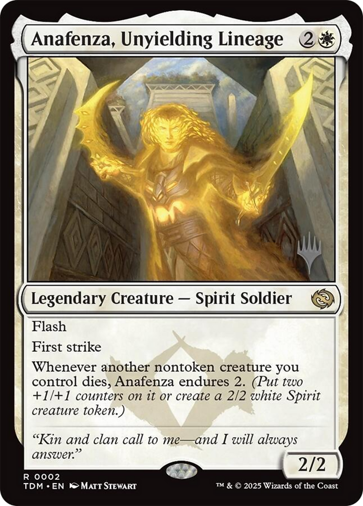 Anafenza, Unyielding Lineage (002) [Promo Pack: Tarkir: Dragonstorm]  Foil