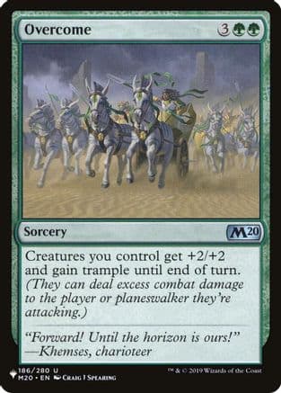 Overcome |  (186) [The List Reprints]