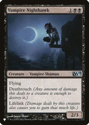 Vampire Nighthawk |  (112) [The List Reprints]