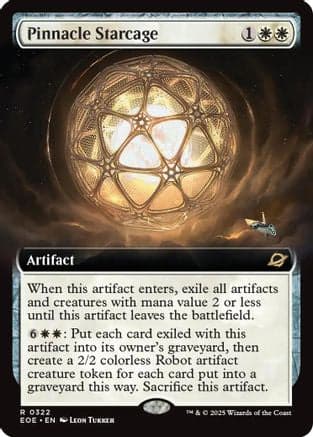 Pinnacle Starcage (Extended Art) |  Foil (322) [Edge of Eternities]