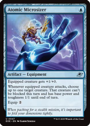 Atomic Microsizer |  Foil (047) [Edge of Eternities]