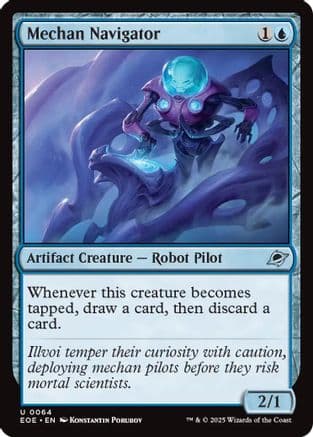 Mechan Navigator |  Foil (064) [Edge of Eternities]