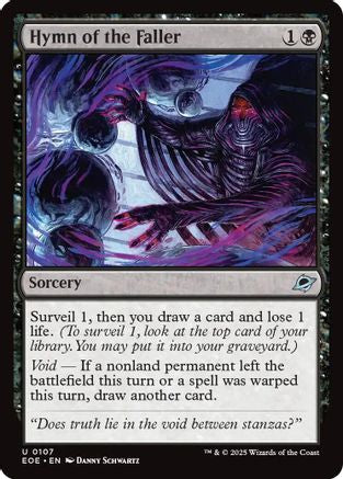 Hymn of the Faller |  Foil (107) [Edge of Eternities]