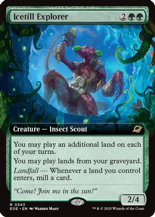 Icetill Explorer (Extended Art) |  Foil (343) [Edge of Eternities]