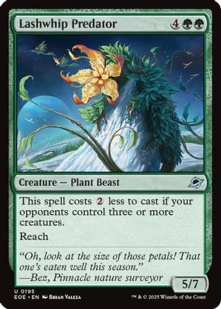 Lashwhip Predator |  Foil (195) [Edge of Eternities]