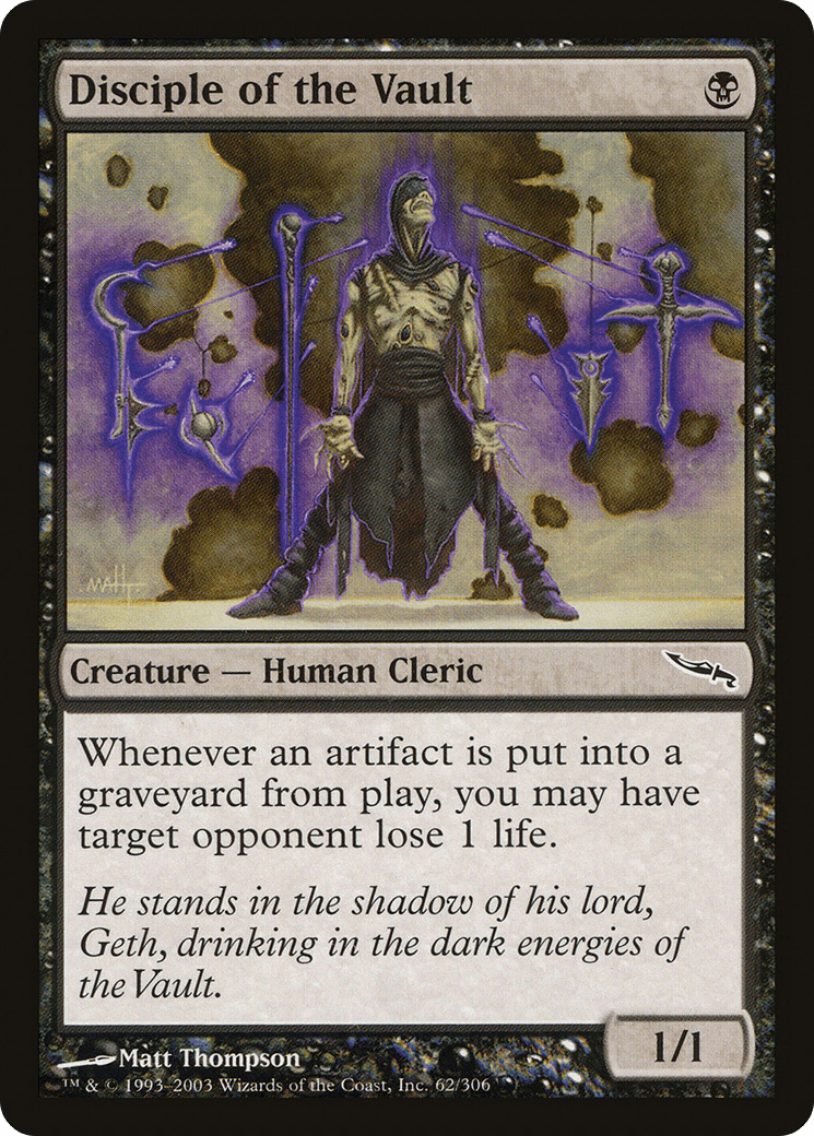 Disciple of the Vault [Mirrodin] Foil
