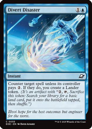 Divert Disaster |  Foil (055) [Edge of Eternities]