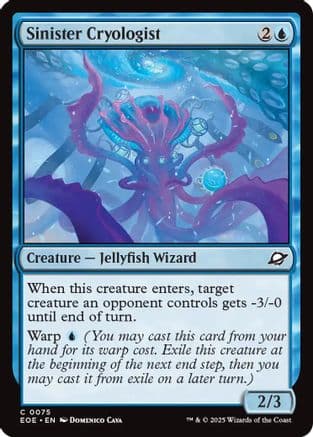 Sinister Cryologist |  Foil (075) [Edge of Eternities]