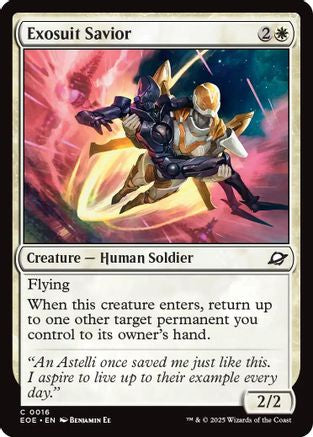Exosuit Savior |  Foil (016) [Edge of Eternities]