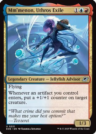 Mm'menon, Uthros Exile |  Foil (221) [Edge of Eternities]